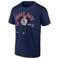 thumbnail image 2 of Men's Drake Maye Navy New England Patriots Player Illustrative Pack T-Shirt, 2 of 4
