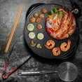 thumbnail image 3 of Diceevil 2-in-1 Electric Hot Pot and Grill Combo, 110V Multifunctional Smokeless Korean Barbecue Grill and Hot Pot, for Family Korean BBQ, Shabu and Soup, 3 of 10