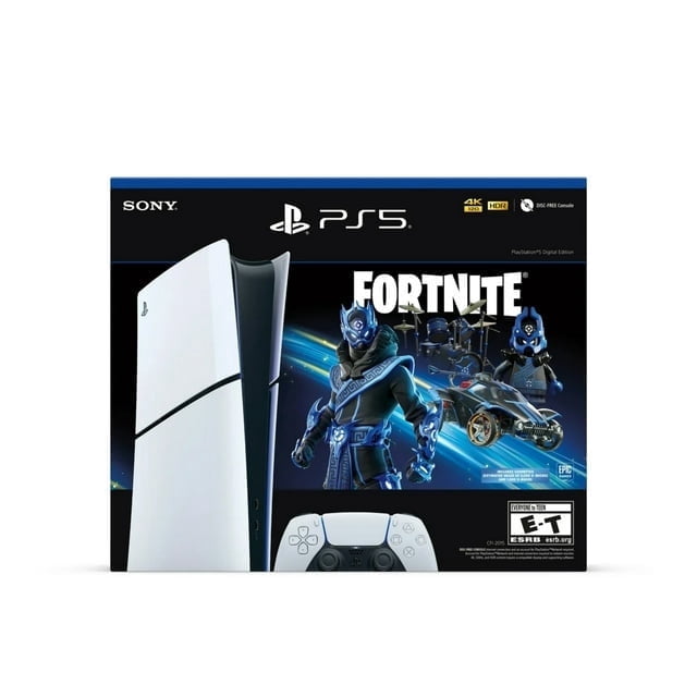 New TTrade PlayStation_5 Slim Digital Edition - Fortnite & Cobalt Star Bundle (1TB SSD) | Disc-Free PS_5 Console | 4K/120Hz, HDR, Ray Tracing thumbnail 10