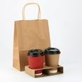 thumbnail image 3 of Corrugated Carry Trays Light Brown For Takeout 50Set 7.9X5.1X0.2In, 3 of 8