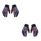 thumbnail image 1 of Sonducket Guantes de ciclismo multifuncionales de nailon para motocicleta, transpirables y ligeros, con dedos completos, color rosa L rosa l 2Conjunto, 1 of 6