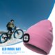 thumbnail image 1 of USB Headlight LED Knitted Hat Linterna de brillo de 3 engranajes desmontable (rosa), 1 of 8