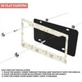 thumbnail image 3 of 2Packs License Plate Frames with Cute Bunny Pattern Includes Screws & Caps Full Accessories Included Size 6.3x12.2inch(16x31cm), 3 of 8