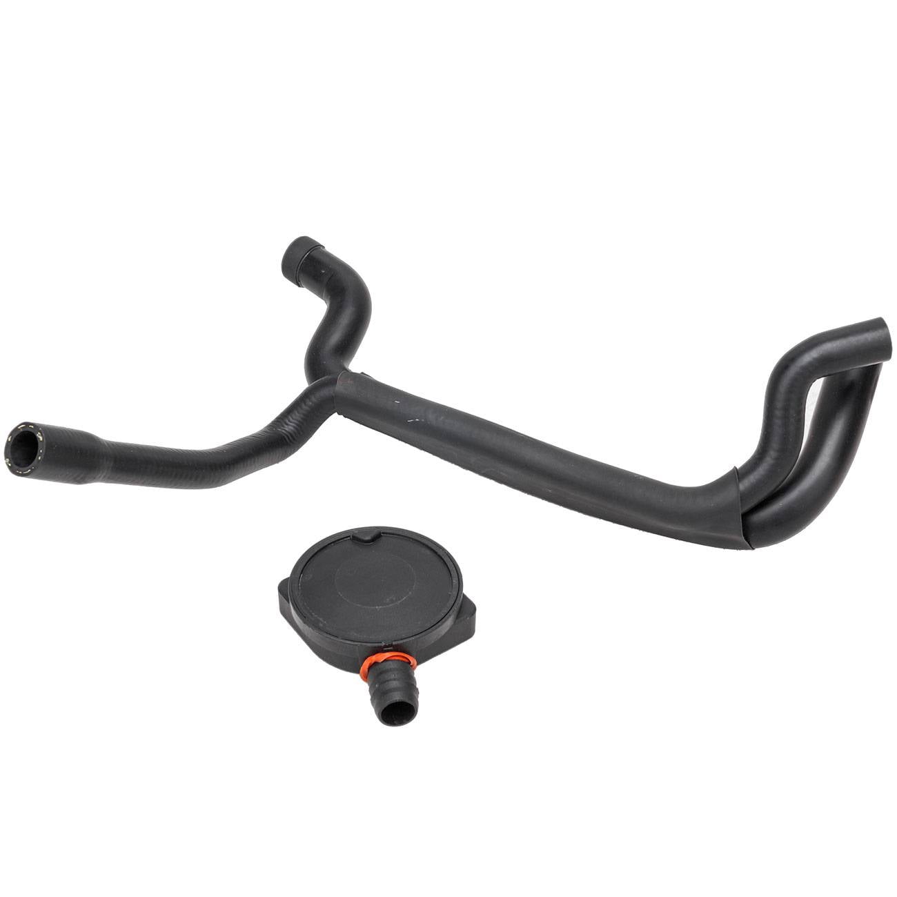 Bapmic 11151743386 Crankcase Oil Separator PCV Vent Valve + Hose for