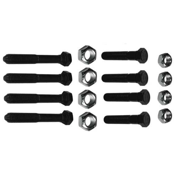 16 Piece Upper & Lower Control Arm Bolt & Nut Set