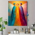 thumbnail image 4 of Qisvanset Abstract Three Angels Canvas Wall Art 15.75x11.81 Inches, 4 of 8