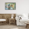 thumbnail image 3 of Stupell Industries Rustic Lodge Ducks Out For A Swim Gray Floating Frame Canvas Art, 25 x 17, by Petals Prints Design, 3 of 8