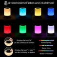 thumbnail image 4 of Lampara Led De Cabecera Touch Regulable, Lampara De Mesa Funciona Con Pilas 8 Colores Y 3, 4 of 5