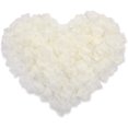 thumbnail image 2 of 2000 PCS Seda Rosa Pétalos de rosa Flor artificial Boda Fiesta Flor Decoración para la noche romántica Día de San Valentín (Blanco puro, 2000 piezas) Sincero Juguete, 2 of 5