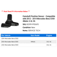thumbnail image 2 of Camshaft Position Sensor - Compatible with 2012 - 2014 Mercedes-Benz E350 4Matic 3.5L V6 2013, 2 of 2