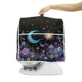 thumbnail image 4 of ZIATUBLES Kitchen Stand Mixer Dust Cover Washable Polyester Fabric Appliance Cover with Front Storage Pockets Compatible with 4.5-5 Quart Home Decor Accessories, Butterfly Floral Sun Moon Star, 4 of 7