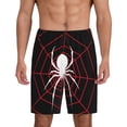 thumbnail image 1 of Fotbe Spider On The Web Pantalones Cortos de Pijama para Hombre, Ropa de Dormir, Pantalones de Pijama Cortos para Hombre-Medium, 1 of 6
