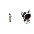 thumbnail image 1 of Figura Decorativa Ligera De Gata Tribal Africana, Ideal Para El Hogar, Hoteles, Como Centro De Mesa, Dormitorio, Escritorio O Sala De Estar., 1 of 8