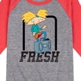 thumbnail image 3 of Hey Arnold! - Fresh Arnold - Toddler And Youth Raglan Graphic T-Shirt, 3 of 6