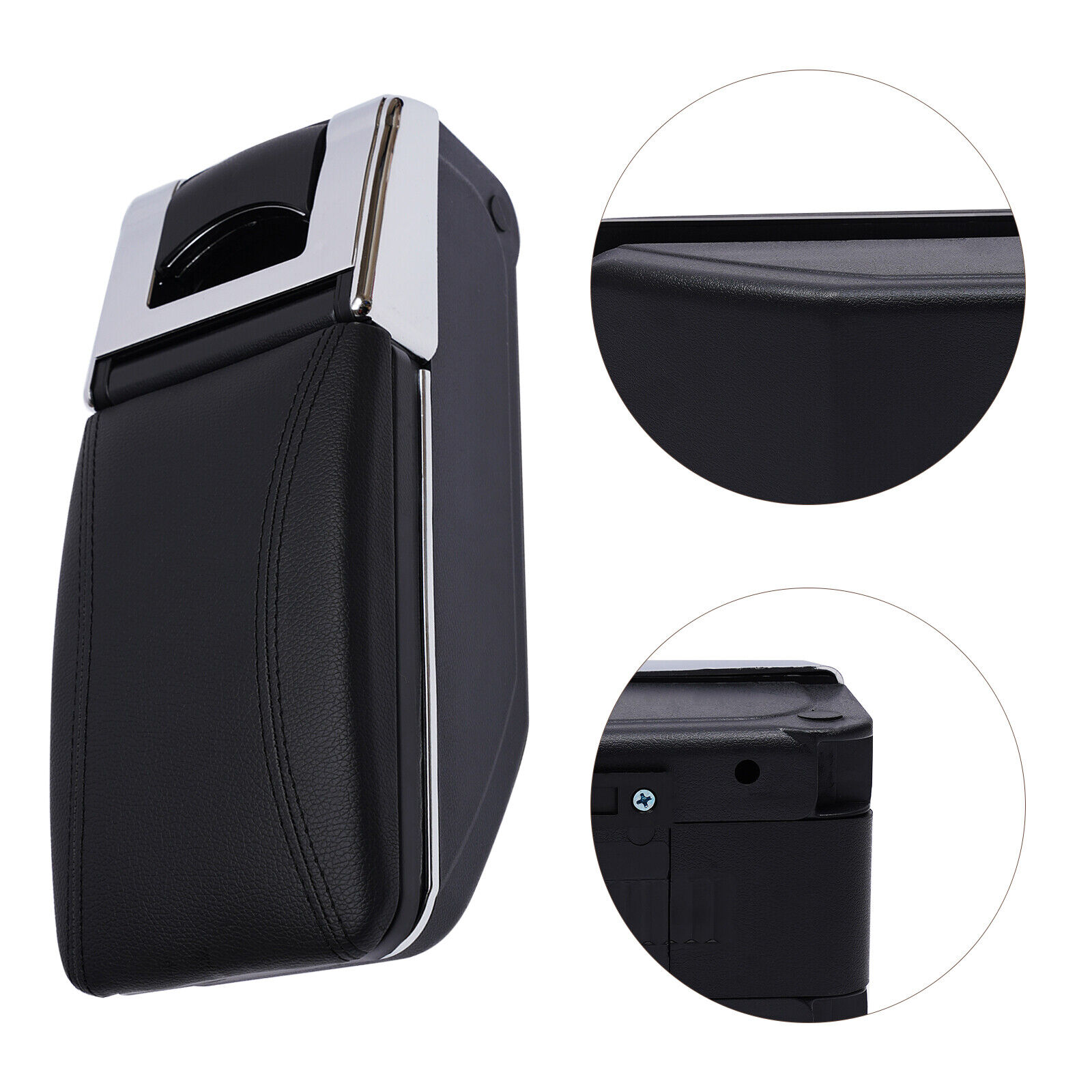 Arm Rest Car Center Console Rotatable Storage Box For Nissan Versa 2007