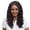 Off black / Burgundy, variant on Synthetic Lace Front Curly Wigs Kinky Rhianna Inspired L Part Heat Resistant Hair for African American Women by Tir