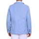 thumbnail image 3 of Blazer de rayas INSPIRE CHIC para hombres, chaqueta de traje de negocios de un solo botón, color azul y blanco, 3 of 5
