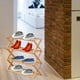 thumbnail image 1 of Estante para Simple Soporte de Planta Duradero Plegable Portátil de piezaza Soporte funciones de Almacenamiento Sin Instalación para Pasillo, Brown 4 niveles BLESIY Bastidores de zapatos, 1 of 8