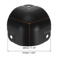 thumbnail image 2 of Uxcell 20 Pack Decorative Box Corner Cover, 29mm Metal Edge Guard, Furniture Corner Edges Protector, Black, 2 of 6