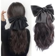 thumbnail image 2 of Yanonmyfd Fashion Curly Hair Clip on Ponytail Extensions Updohair Jaw Synthetic Fountain Wigs Girl Decors Natural, 2 of 11