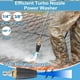 thumbnail image 2 of Juego de Puntas para Hidrolavadora de 4000 PSI: Hidrolavadora con Boquilla Turbo Eficiente con Conexión Rápida de 1/4 Pulgada y 3/8 Pulgada, 7 Boquillas, 2 of 5