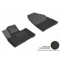 3D MAXpider 2016-2020 Fits Kia Sorento Kagu 1st Row Black Carbon Fiber Embossed Pattern Floor Mat L1KA03011509
