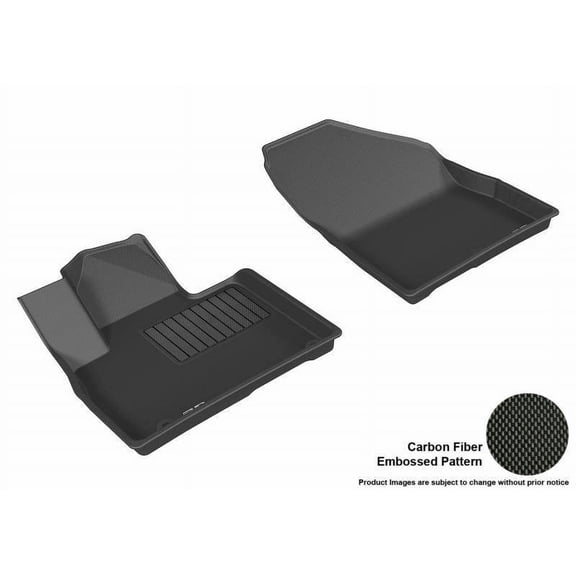 3D MAXpider 2016-2020 Fits Kia Sorento Kagu 1st Row Black Carbon Fiber Embossed Pattern Floor Mat L1KA03011509