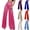 Beige, variant on Women's Casual Wide Leg Pants High Waist Sequin Fashion Elegant Pants Trousers Flare Trousers Pants
