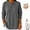 Gray, variant on Consecutivte Women's Solid Color Crew Neck Long Sleeve Casual Loose Knit Pullover, Sweaters Knit Sweater Jumper Tops