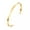 Gold, variant on Women Men Titanium Stainless Steel Bracelet Bangle Cuff Party Simple Jewelry-Gold