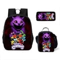 thumbnail image 1 of Smiling Critters School Bag Three-Piece Set Cartoon Backpack Shoulder Bag Pencil Bag Smiling Little Animals, 1 of 2