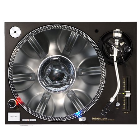 KuzmarK™ 12" DJ Turntable Slipmat - Steel Cycle