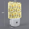 thumbnail image 2 of Fuzoiu Garden Honeybee Gnomes Print Dusk to Dawn LED Night Light with Light Sensor, Energy-Efficient Touch-Safe Night Lamp for Home, Office, and Kids' Rooms-EU, 2 of 7