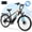 Black, variant on ESKUTE C200D 70-Mile Electric Bike for Adults, 840Wh Removable Battery, 1300W Peak Motor, Up to 28MPH, 26" Tires, 7-Speed Step-Over E-Bike Pale Purple, UL2849