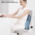 thumbnail image 6 of siubich Lumbar Support Pillow for Office Chair ! Cooling Memory Foam Pillow for Back Pain Relief, Ergonomic Back Support Pillow for Car, Couch, Recliner, Gaming Chair, 6 of 8