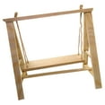 thumbnail image 3 of 1Pc Mini DIY Swing Ornament Exquisite Outdoor Garden Furniture Set Creative Wooden Household Decor (Wooden Lubricious), 3 of 6