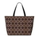 thumbnail image 2 of Fotbe Brown Gold Grid Bolsa de Viaje para Playa - Resistente al Agua, Bolsa Tote de Gran Capacidad y Ligera con 7 Bolsillos para Mujeres y Hombres, 2 of 7