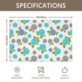 thumbnail image 3 of Placemat, Pioneer Flower Floral Print Pattern Place Mats Table Mat Set Of 2, PVC Washable Placemats for Party Kitchen Dining Decoration, 18x12 Inch, Fade Resistant, 3 of 6