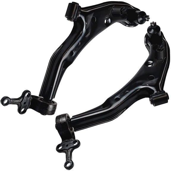 Detroit Axle - Pair Front Lower Control Arms for 2001-2006 Nissan Sentra 2 Lower Control Arms with Ball Joints Assembly 2002 2003 2004 2005 Replacement