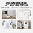 thumbnail image 4 of VEVOR Laundry Pedestal 27" Wide 14.4" Height, Washer And Dryer Base Stand Platform Universal Fit 660lbs Capacity, Heavy Duty Multi-Functional Base for, 4 of 6