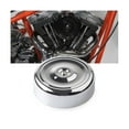 thumbnail image 4 of Chrome 7Inch Round Ripple Air Cleaner Cover for Touring Softail FL FX FXST FLST XL FXD FLT 1971-199, 4 of 5
