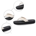 thumbnail image 5 of jiaxiM Jelly Flip Flops for Women Thong Sandals for Women Wide Soft Ladies Slippers Non- Rubber Sole Orthofeet Shoes for Women for Summer Beach, 5 of 9