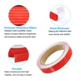 thumbnail image 5 of Uxcell Reflective Tape, 0.8"x33FT Waterproof High Visibility Warning Tape, Red, 5 of 6