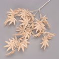 thumbnail image 3 of Twinkseal Vibrant Colors Artificial Maple Leaf Artificial Maple Leaves Branch Flexible Wire Stem Realistic Non-withering Wedding Photo Props Indoor Outdoor Home, 3 of 8