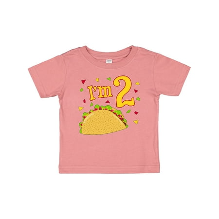 

Inktastic I m Two- Taco Birthday Party Gift Baby Boy or Baby Girl T-Shirt