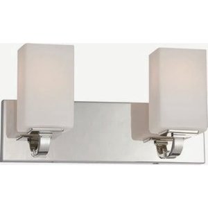 Nuvo Lighting 2-Light Nickel Vanity Lights