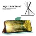 thumbnail image 2 of Allytechgroup Flip Wallet Phone Case for iPhone 16 with Lanyard, RFID Blocking PU Leather Case with Kickstand Credit Card Slot Full Body Protective for iPhone 16, Green, 2 of 5