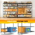thumbnail image 3 of REIBII Heavy Duty Metal Shelving 6-Tier,55.5"W x 83"H Adjustable Wire Rack,3840lbs Large Capacity for Garage Storage, 3 of 10
