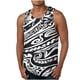 thumbnail image 2 of Camiseta sin mangas de cuello redondo para hombre, ropa deportiva para el hogar, pijamas, camiseta de color liso, blusa deportiva, blusa de poliéster para hombre, 2 of 5