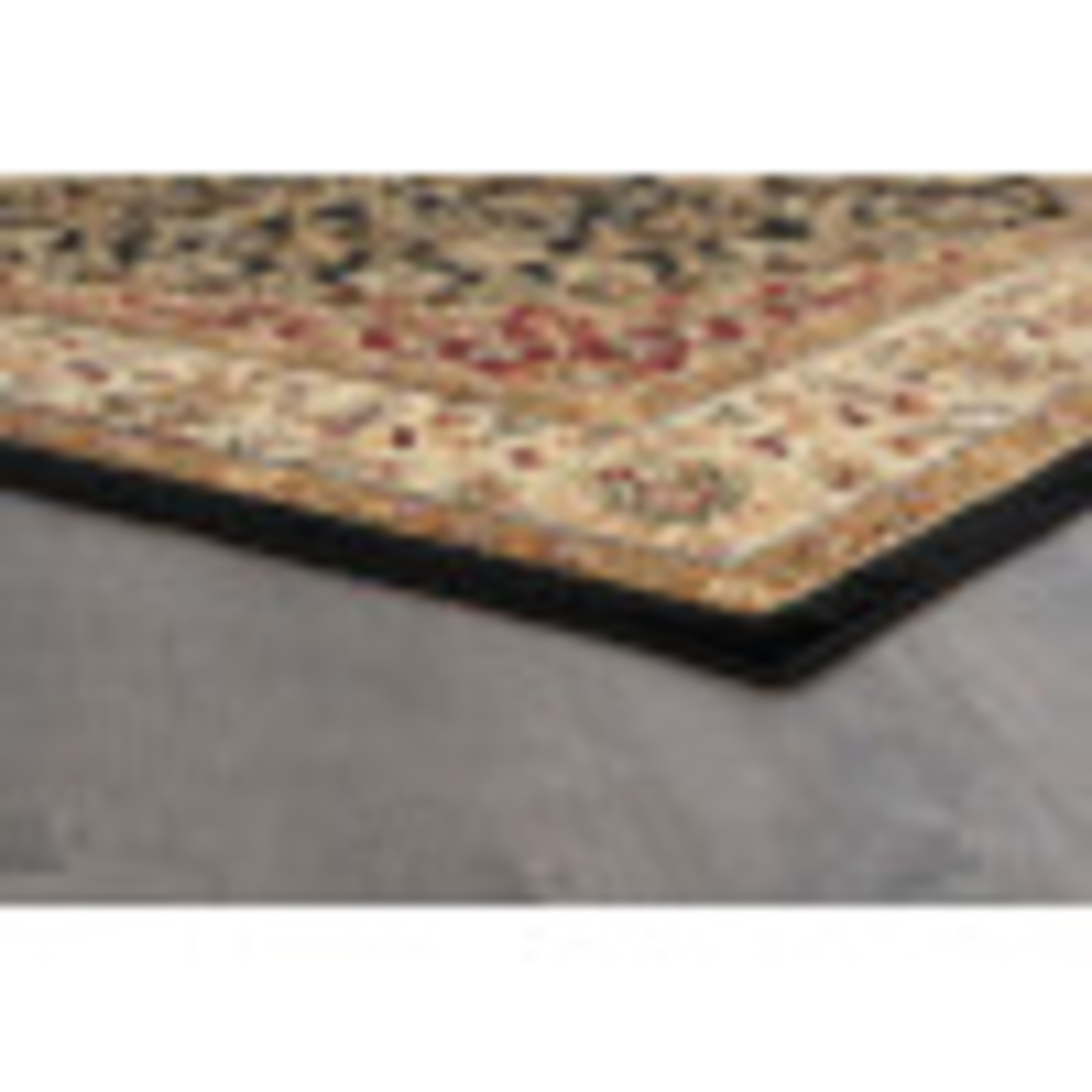 Transitional 5x7 Area Rug (5' x 7') Oriental Black, Red Living Room Easy to Clean